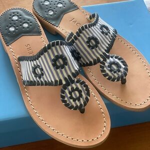 Jack Rogers Seersucker Sandals